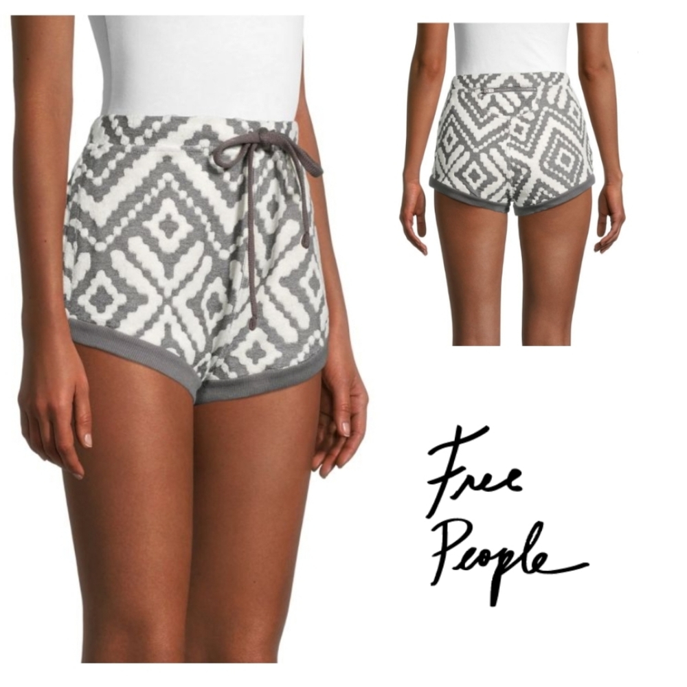 Free People Hottie Shorts Textured & Stretchy